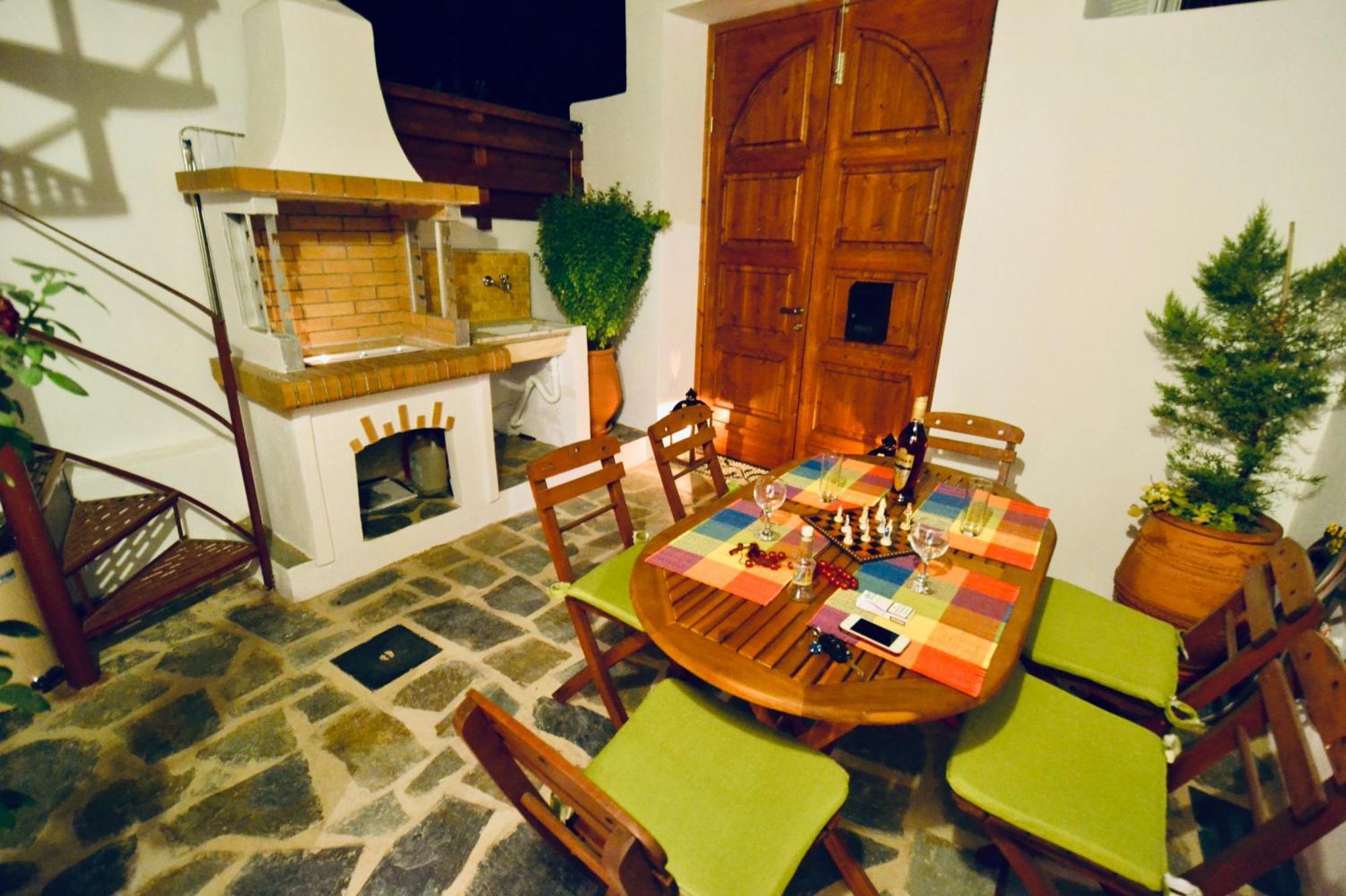 Villa Patitiri Traditional House With Hot Tub Архангелос Екстериор снимка
